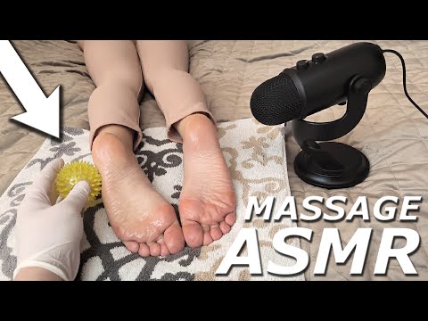 ASMR Fast FEET Ball Massage Sounds | Foot Oil Triggers & Tingles | No Talking