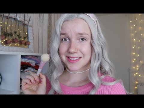ASMR mean girl does your makeup