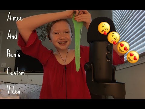 ASMR- Candy, Animals, Slime || Aimee and Ben’s Custom Video ❤️