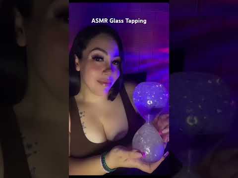 ASMR Hour Glass Tapping #shorts #shortsasmr #asmrtapping #watersounds
