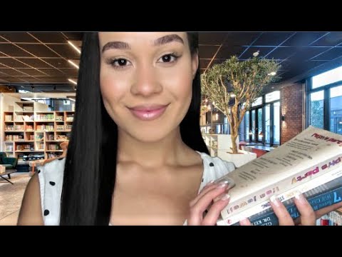 ASMR Library Roleplay | Signup, Typing, Reading, Soft Whispers)