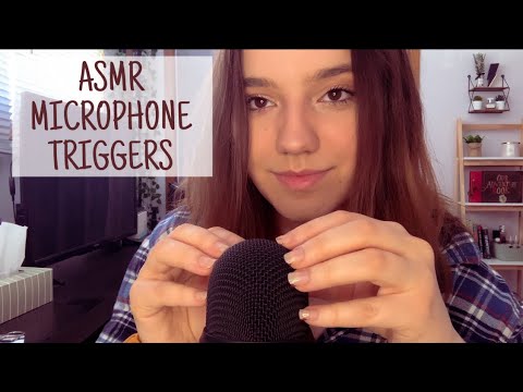ASMR || Microphone triggers || Aggressive tapping and scratching ||
