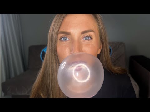 [4K] ASMR 10 minutes mouth sounds, amazing big gum bubbles