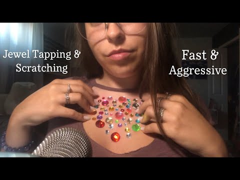 Fast & Aggressive Jewel Tapping & Scratching ASMR
