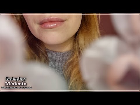 ASMR FRANÇAIS 🌸 ROLEPLAY DERMATOLOGUE - TRAITEMENT DE LA PEAU EN CLINIQUE