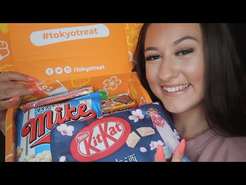 [ASMR] Japanese Candy/Snacks Unboxing! (Tokyo Treat Box)