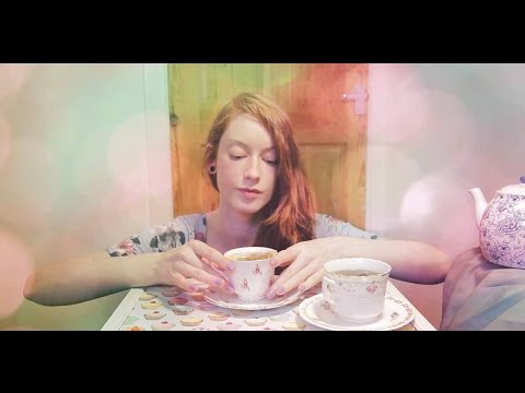 ASMR Tea with me / Whisper, gentle tapping, scratching