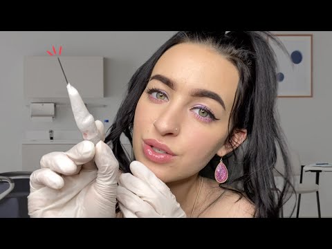 [ASMR] Permanent Lipstick RP | Lip Tattoo | Buzzing Machine