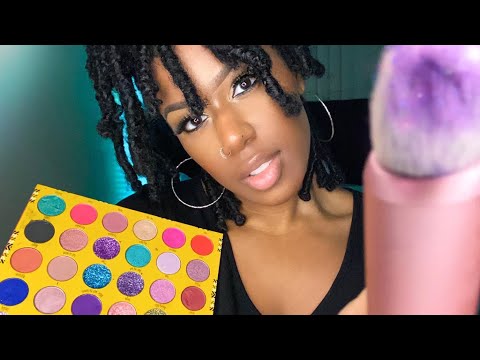 ASMR | Inaudible Makeup Application (Mouth Sounds / Personal Attention)