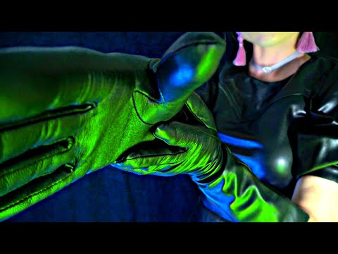 ASMR Tapping and Scratching Sounds on Gentle Faux Leather
