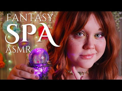 ASMR Relaxing Fantasy Spa 💆 Personal Attention, Facial Massage (Soft Spoken ASMR Fairy Roleplay)