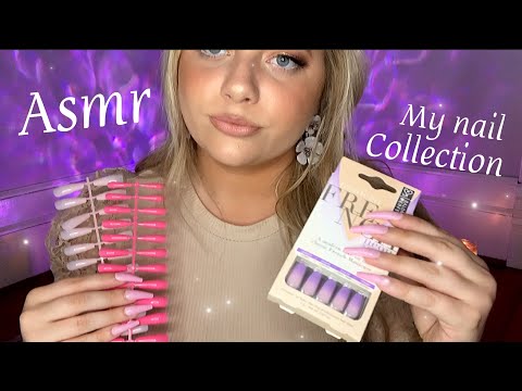 ASMR Nail Collection | Tapping, Scratching & Chit Chatting 💜💕