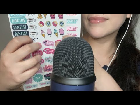 ASMR With Stickers (Peeling, Tapping & Sticky Sounds)