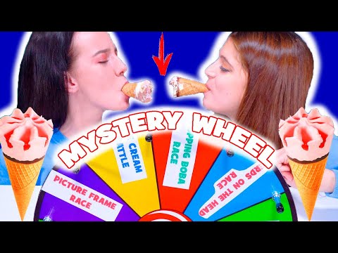 ASMR Most Popular Challenges with Mystery Wheel | Draw and Eat, Jelly Race