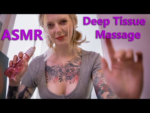 ASMR Full Body Deep Tissue Massage - Roleplay (Scalp, Face, shoulders, Legs) Soft Spoken