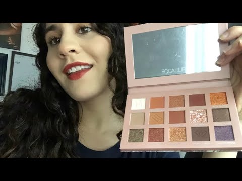 ASMR - Unboxing bonito de maquillaje FOCALLURE