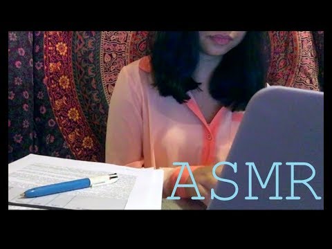 ASMR SATISFYING Ripping paper sounds and more -Secretary