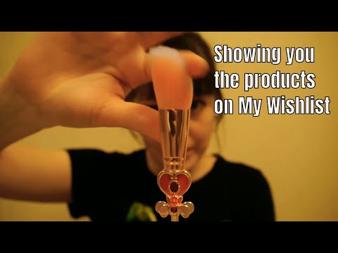 ⭐ASMR -Special Thanks (Luke You are Awesome!) and Showing You the products on my Wishlist 💖✍️