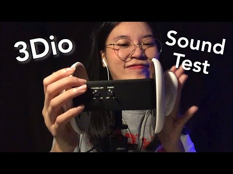 ASMR 3Dio Test - Ear to Ear, Massage, Tapping, Gel Pad, Mouth Sounds, MORE