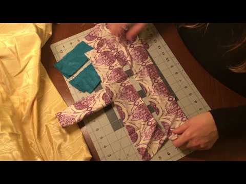 ASMR Measuring & Cutting Fabric