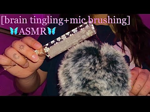 🧠💓⚡️brain tingling microphone brushing {cute combs} ~ ASMR