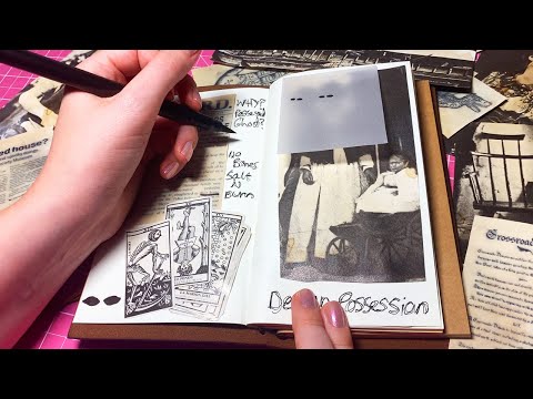 ASMR Art Journalling (Whispered, Supernatural Folklore)