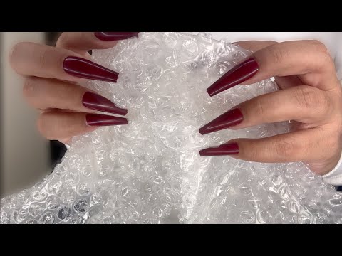 ASMR  Bubble Wrap Scratching + Tapping (Fast & Aggressive)