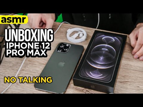 ASMR UNBOXING IPHONE 12 PRO MAX (No Talking) - mol asmr