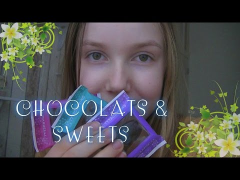 ASMR: American chocolats and sweets from Fairy Char~unboxing + taste test~soft spoken