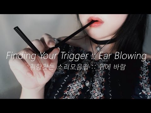 ASMR Korean Ear Blowing Compilation 귓바람 'Finding Your Trigger' (EN SUB)