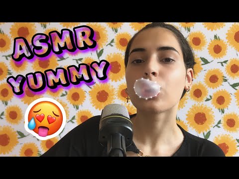 ASMR / gum chewing / ASMR fast gum chewing