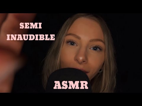 ASMR•Clicky Semi Inaudible/Inaudible Whispering•Mouthsounds 🤯