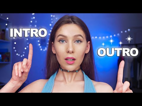 ASMR | repeating my INTRO and OUTRO