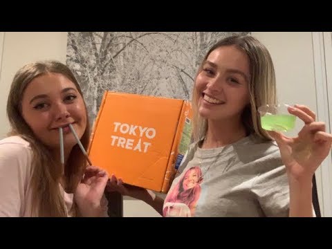 ASMR Trying Japanese Candy 🍭Tokyo Treat Unboxing & Taste Test!