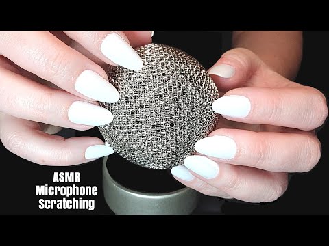 ASMR Aggressive Blue Yeti Scratching Mix | Bare/Foam/Fluffy Cover | No Talking | 1 HOUR