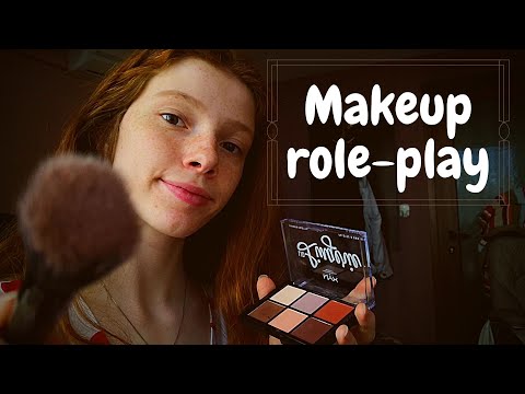 ASMR | I do your makeup role-play (Personal attention & Visual triggers) + Perfume bottle