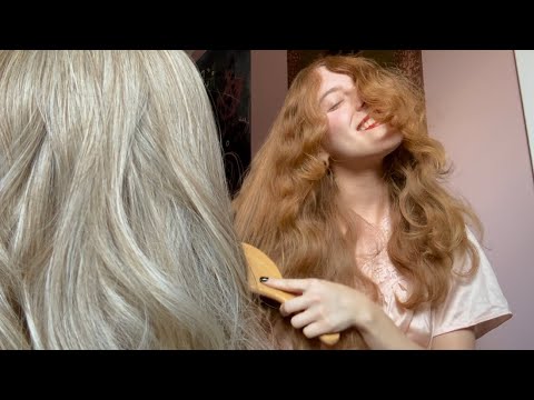 Humming and brushing your hair ASMR You are loved 🤍