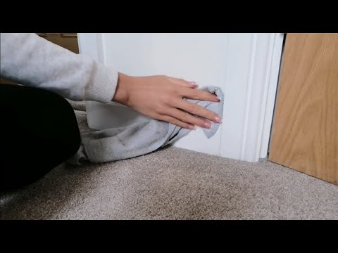 ASMR - Household Cleaning/Dusting The Skirting Boards No Talking