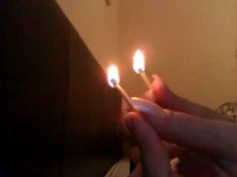 ASMR video : Playing with matches and fire