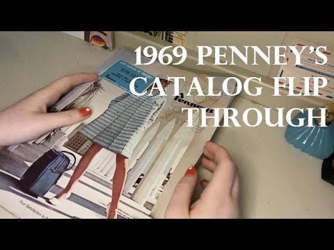 {ASMR} Flipping Through My 1969 Penney's Catalog