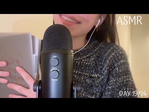ASMR Talking about the new year (goals, journaling..) 🪩💋