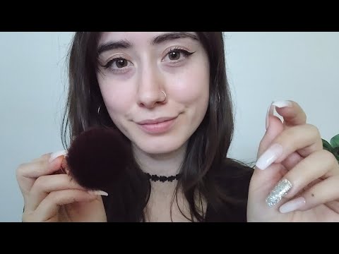 ASMR | Brushing and Plucking with Rambling Whispers for Relaxation 😴