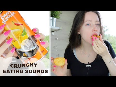 ASMR Eating Sounds | Pringles | CRUNCHY Chips