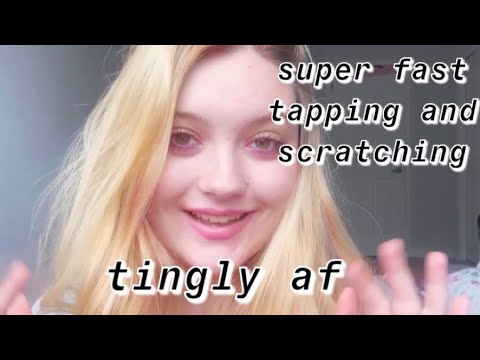 asmr super fast tapping & scratching w/ SHORT nails