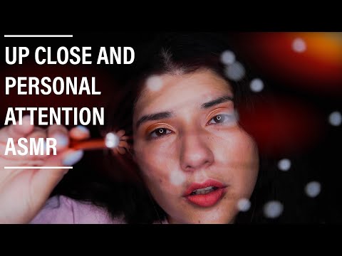 ASMR Up Close Personal Attention (hand sounds, hand movements, measuring you) | Unpredictable ASMR