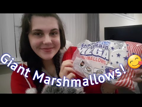 ASMR || Eating Huge Marshmallows! ||