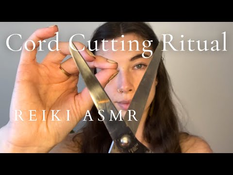 Reiki ASMR ~ Remove what no longer serves you | Cord Cutting | Plucking | Rattle | Ritual