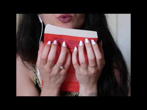 ASMR | 📚Book Tapping, Scratching and mouth sounds✨(Real Nails)