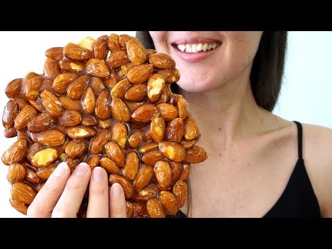 ASMR: Extreme Crunch Almond Brittle (Mostly No Talking)