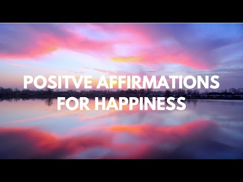 Positive affirmations for happiness ASMR (whispering sounds)
